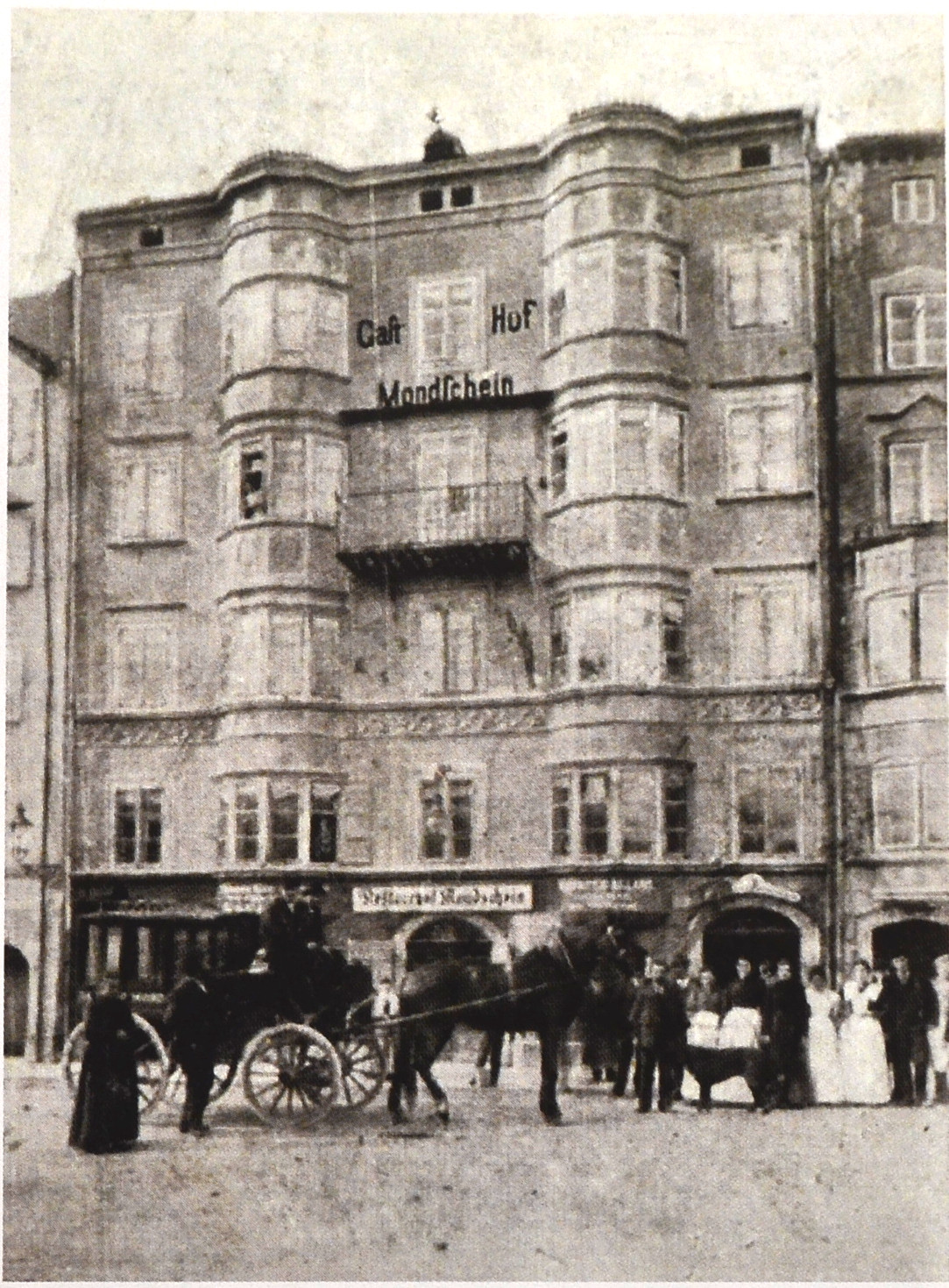 Alte Ansicht Hotel Mondschein